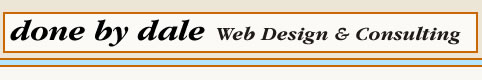 done by dale Web Design